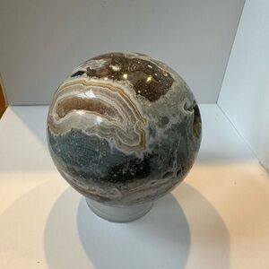 Ocean jasper sphere